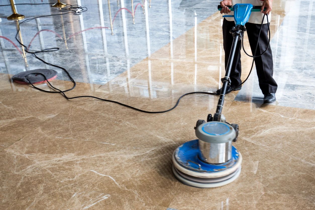 Clean modern office space maintained by WhatAMaid LLC commercial cleaning